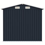 vidaXL Abri de jardin Anthracite 205x129x183 cm Acier galvanisé