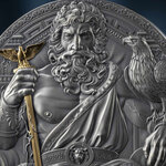 ZEUS The Great Greek Mythology 3 Once Argent Monnaie 3000 Francs Cameroon 2025