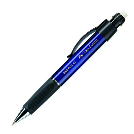 porte-mine GRIP PLUS 1307, bleu métallique, 0,7mm FABER-CASTELL