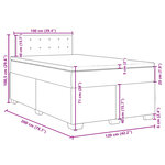 vidaXL Sommier à lattes de lit avec matelas Blanc 120x200cm Similicuir
