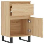 vidaXL Buffets 2 Pièces chêne sonoma 40x35x70 cm bois d'ingénierie