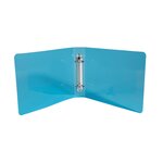 Classeur Pour Fiches Bristol 125x200 2 Anneaux 25mm Polypropylène Crystal Colours - Couleurs Assorties - X 10 - Exacompta