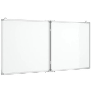 vidaXL Tableau blanc magnétique pliable 120x60x1 7 cm aluminium