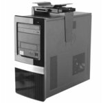 Newstar neomounts support d'unité centrale 30-53 cm nm-cpu100black