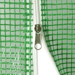 vidaXL Serre avec cadre en acier vert 48 m² 8x6x2 85 m