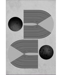 Tapis de salon SEVENTIES 120 x 180 cm - Gris