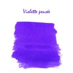 Boîte de 6 cartouches d'encre standard violette pensée x 6 herbin