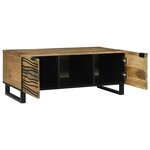 vidaXL Table Basse 100x54x40 cm Bois de Mangue Massif