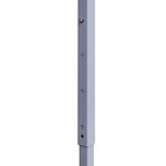 vidaXL Tente de réception pliable avec 4 parois 2x2 m Acier Anthracite