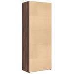 vidaXL Buffet haut chêne marron 70x42 5x185 cm bois d'ingénierie