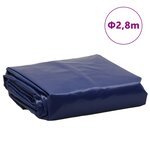 vidaXL Bâche bleu Ø 2 8 m 650 g/m²