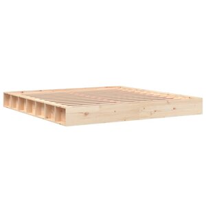 vidaXL Cadre de lit 200x200 cm bois de pin massif