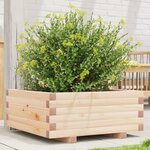 vidaXL Jardinière 60x60x26 5 cm bois de pin massif