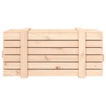 vidaXL Boîte de rangement 91x40 5x42 cm Bois massif de pin