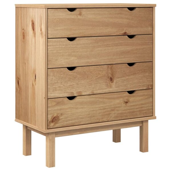 vidaXL Commode OTTA 76 5x39 5x90 cm Bois de pin massif