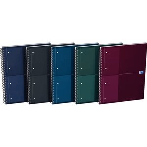 Cahier à reliure intégrale NOTEBOOK Collector format A4+ quadrillé 5x5  160 pages perforées