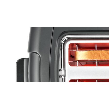 Bosch TAT6A913 grille-pain 2 part(s) 1090 W Noir, Acier inoxydable