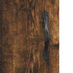 vidaXL Buffet haut chêne fumé 69 5x31x115 cm bois d'ingénierie