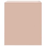 vidaXL Tables de chevet 2 Pièces rose 34 5x39x44 cm acier