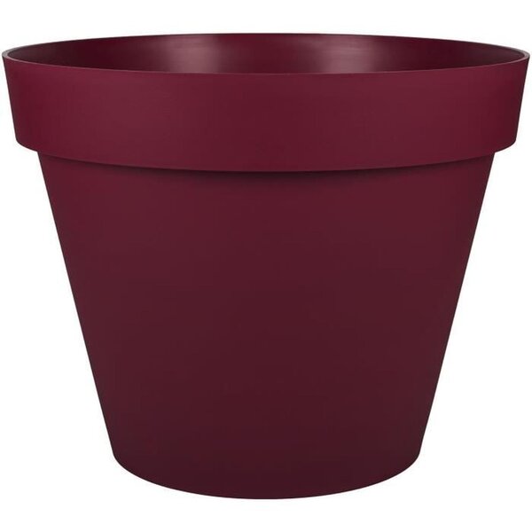 Pot de fleurs rond 76 L - Rouge bourgogne