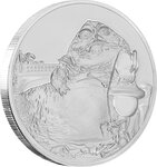 Pièce de monnaie 2 Dollars Niue 2018 1 once argent BE – Jabba Le Hutt