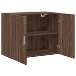 vidaXL Armoire murale chêne marron 80x42 5x64 cm bois d'ingénierie