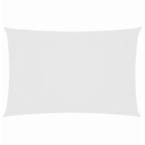 vidaXL Voile de parasol tissu oxford rectangulaire 2x4 5 m blanc