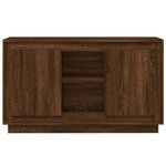 vidaXL Buffet chêne marron 102x35x60 cm bois d'ingénierie