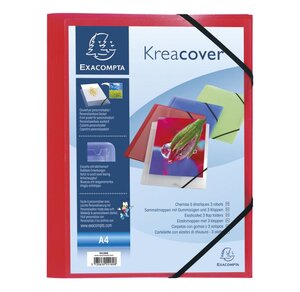Chemise personnalisable à élastique PP Kréacover coloris assortis x 25 EXACOMPTA