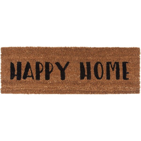 Paillasson en fibres de coco happy