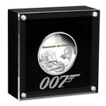 Pièce de monnaie 1 Dollar Tuvalu 2021 1 once argent BE – James Bond (Les diamants sont éternels)