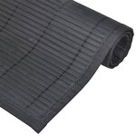 vidaXL Napperons 6 Pièces Bambou 30 x 45 cm Noir