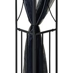 vidaXL Belvédère avec parois latérales anthracite 400x300x270 cm acier