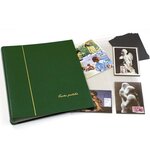 ALBUM CARTES POSTALES : reliure seule (Vert)