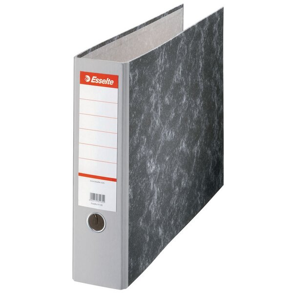 Classeur à levier A3, format à l'italienne cartonné, Dos 80 mm Capacité 600 feuilles - Gris