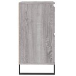 vidaXL Buffets 2 Pièces sonoma gris bois d'ingénierie