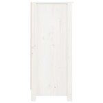 vidaXL Buffets 2 Pièces blanc 40x35x80 cm bois massif de pin