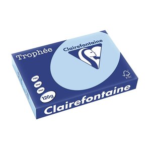 Ramette 250 Feuilles Papier 120g A4 210x297 mm Certifié FSC Bleu VIF TROPHÉE