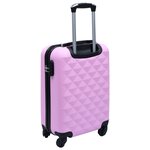 vidaXL Valise rigide Rose ABS