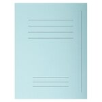 Paquet 50 Chemises Forever® 220 100  Recyclé Avec Impression - 24x32cm - Bleu Clair - X 5 - Exacompta