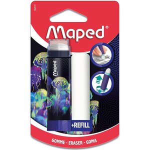 Gomme blanche Rétractable Deepsea Paradise + 1 Recharge MAPED