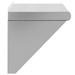 vidaXL Étagère murale 50x30x31 cm argenté acier inoxydable