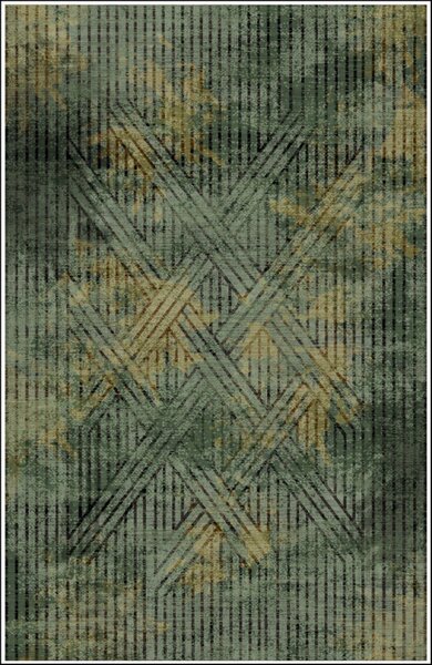 Tapis de salon FISUN 80 x 150 cm - Vert
