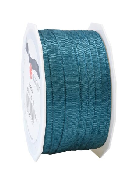 Ruban tissé - europa 50-m-rouleau 10 mm bleu pétrole