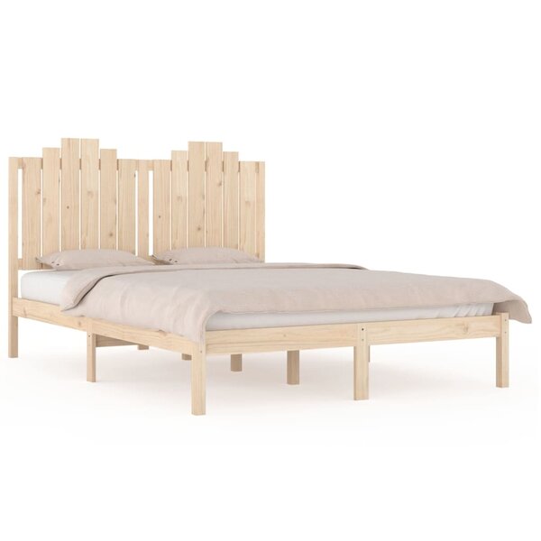 vidaXL Cadre de lit bois de pin massif 180x200 cm super king