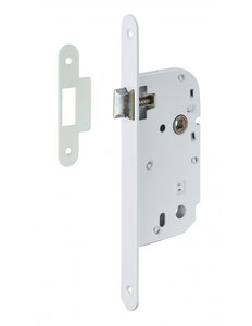 THIRARD - Serrure encastrable pour porte intérieure axe 50mm bouts ronds blanc - THIRARD