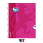 Cahier OPENFLEX spirale 24x32cm 180p grands carreaux 90g Coloris Aléatoire OXFORD