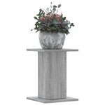 vidaXL Supports pour plantes 2 Pièces sonoma gris bois d'ingénierie