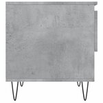 vidaXL Tables basses 2 Pièces gris béton 50x46x50 cm bois d'ingénierie