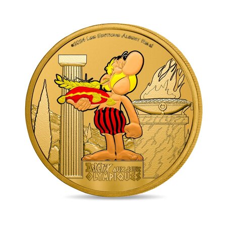 Asterix aux jeux Olympiques - Podium - colorisé